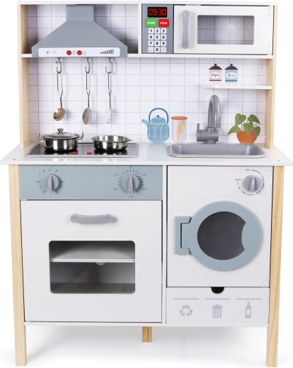 Babu houten kinderkeuken met oven en wasmachine