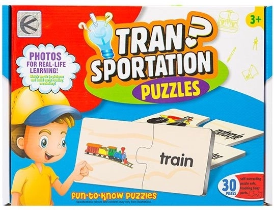 Educatieve puzzel – vervoer
