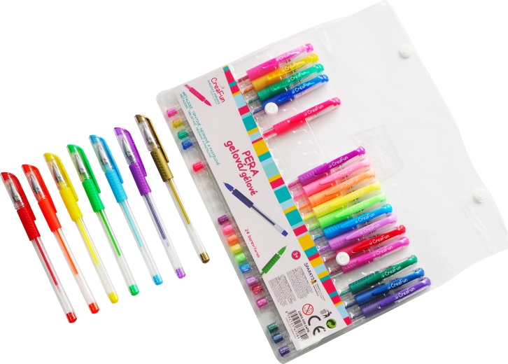 Gelpennen CreaFun 24 kleuren SPARKYS