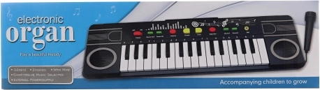 Elektronische kinderpiano met microfoon, 32 toetsen