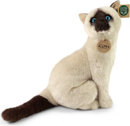 Pluchen Siamese kat 30 cm eco friendly