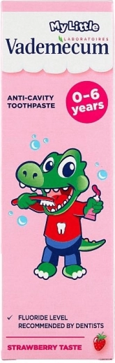 Kinder tandpasta Vademecum MyLittle aardbei 0–6 jaar 50 ml