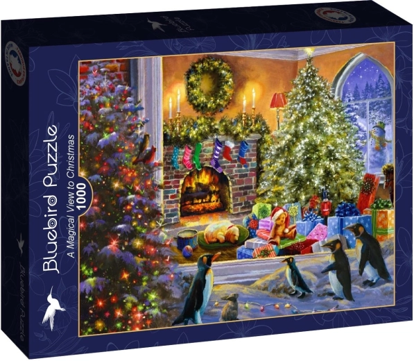 Bluebird puzzel Magisch uitzicht op Kerstmis 1000 stukjes