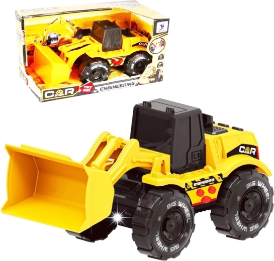 bulldozer met vliegwiel met licht en geluid