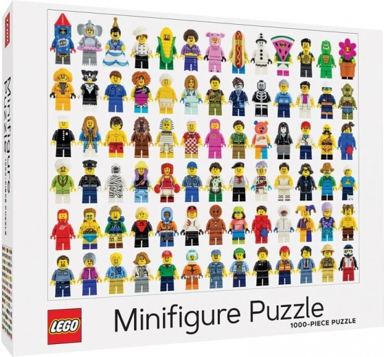 Puzzel LEGO minifiguren 1000 stukjes