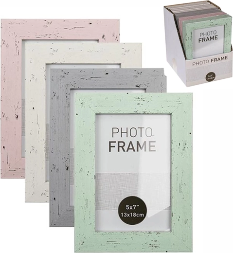 Houten fotolijst 13 × 18 cm (mix van 4 varianten)