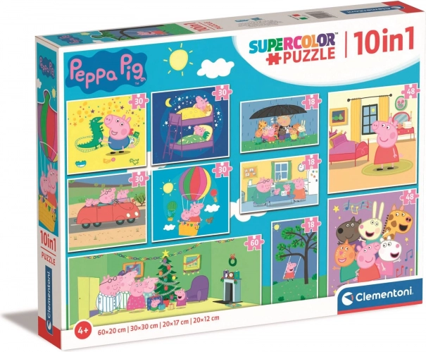 Puzzel Varkentje Peppa 10in1 van Clementoni
