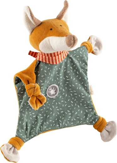 Groene knuffeldoek vos Sigikid
