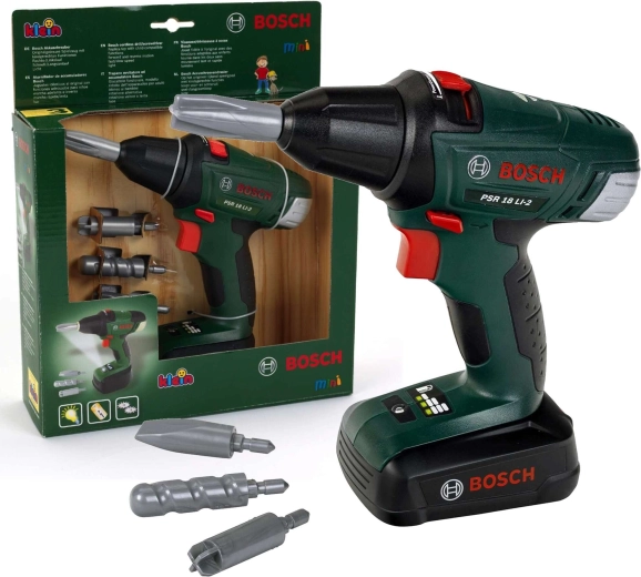 Kinderaccuboormachine Bosch II met licht van Klein