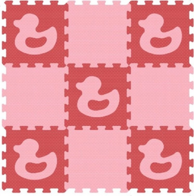 Schuimrubberen vloerpuzzel Eendjes