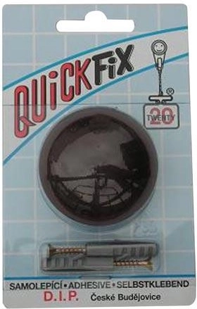 Deurbuffer 50 mm bruin, 2 stuks