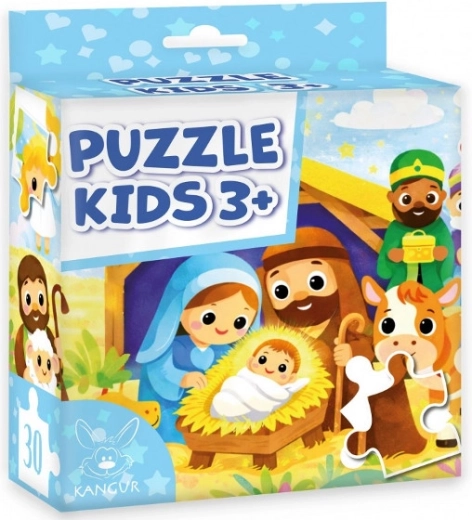 Kinderenpuzzel 3+ Het kerststalverhaal