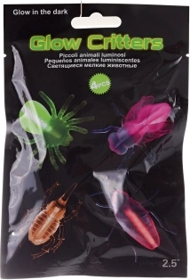 Glow-in-the-dark insecten - 4 stuks