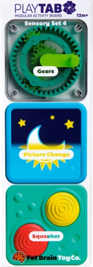 Fat Brain set sensorisch speelgoed PlayTab Tile Set 4