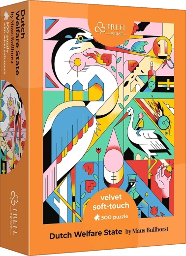 Trefl puzzel Velvet Soft Touch: Nederland – welvaartsstaat, 500 stukjes