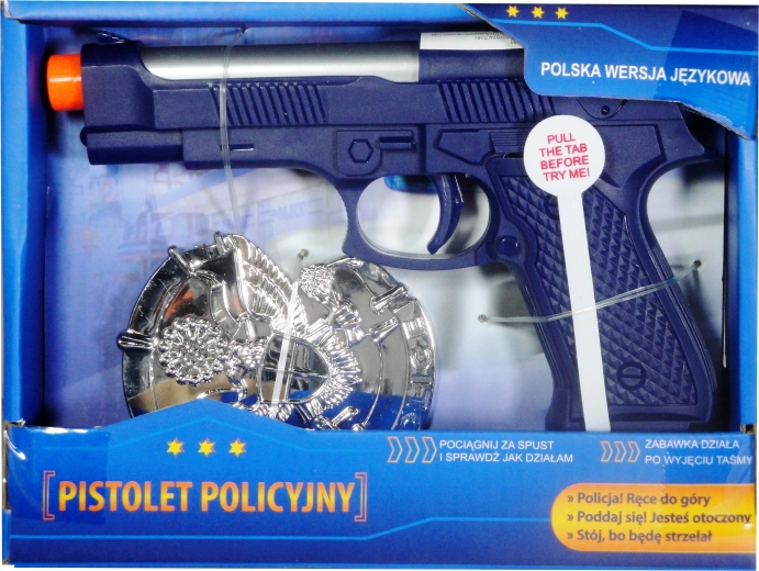 Politiepistool met Poolse geluidsmodule