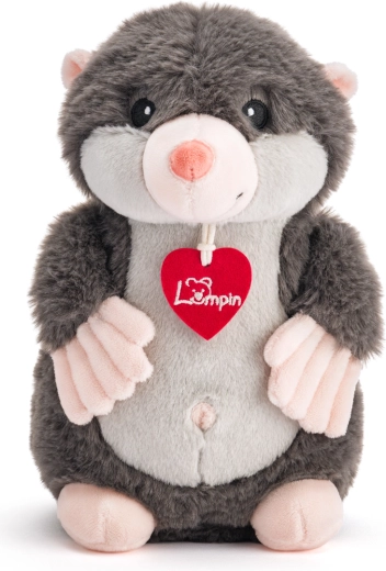 Pluchen mol Pecin 25 cm – grijs