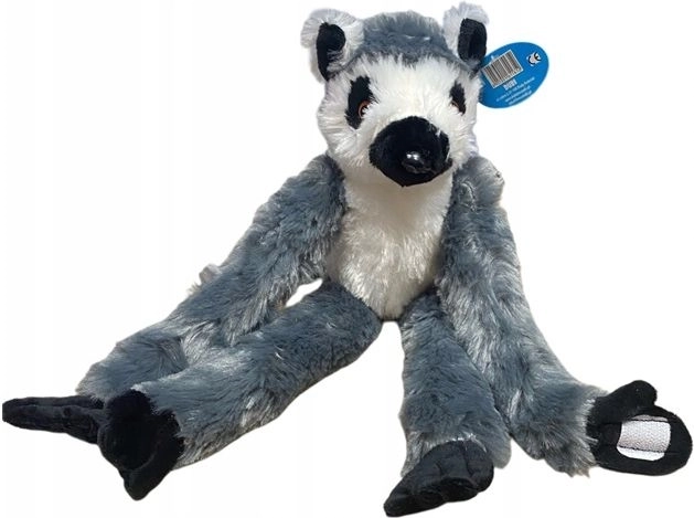 Pluchen lemur met klittenband 48 cm - 1 stuk
