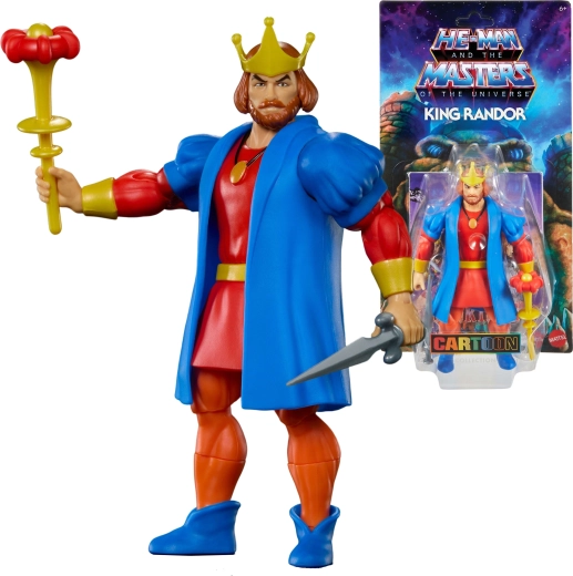 Masters of the Universe Origins – figuur King Randor met zwaard en scepter