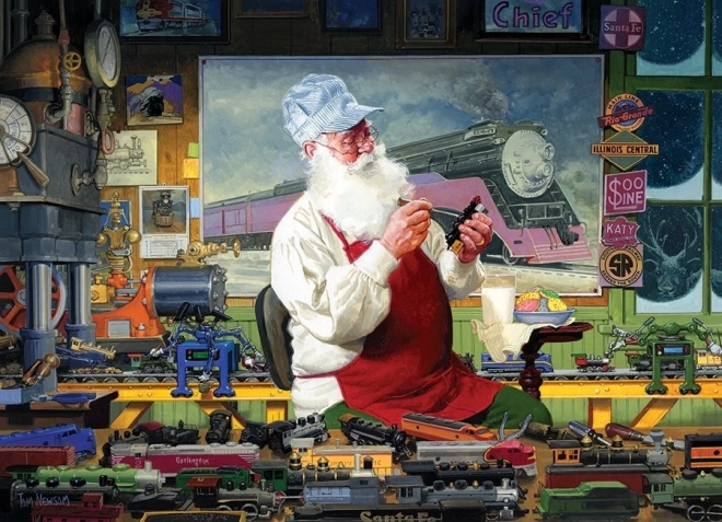 Puzzel COBBLE HILL 1000 stukjes – Santa’s hobby