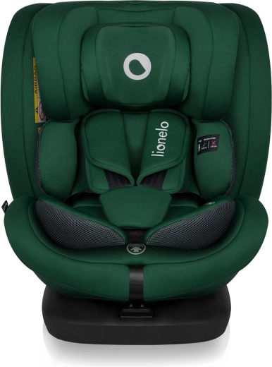 Kinderautostoel Lionelo Bastiaan i-Size 40–150 cm Green Forest, draaibaar 4-in-1 met ISOFIX