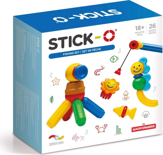 Stick-O Magnetische Bouwset Vissen
