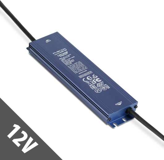 Gestabiliseerde netvoeding 12 V DC 100 W IP67