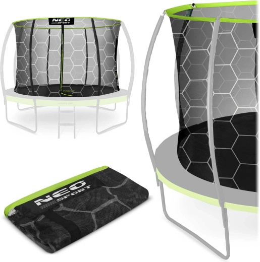 Neo-sport interne beschermnet voor trampoline 252 cm (8 ft) voor 6 palen