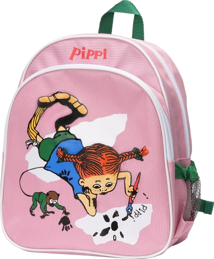 Pippi roze kinderopvang-rugzak