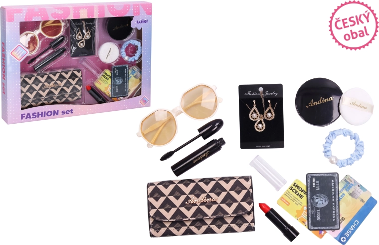 Modieuze set met accessoires 16 cm