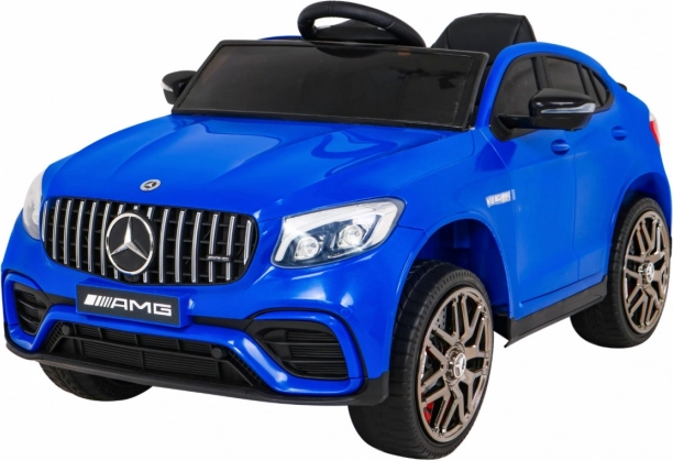 Elektrische kinderauto MERCEDES-AMG GLC 63 S 4x4 met afstandsbediening – blauw