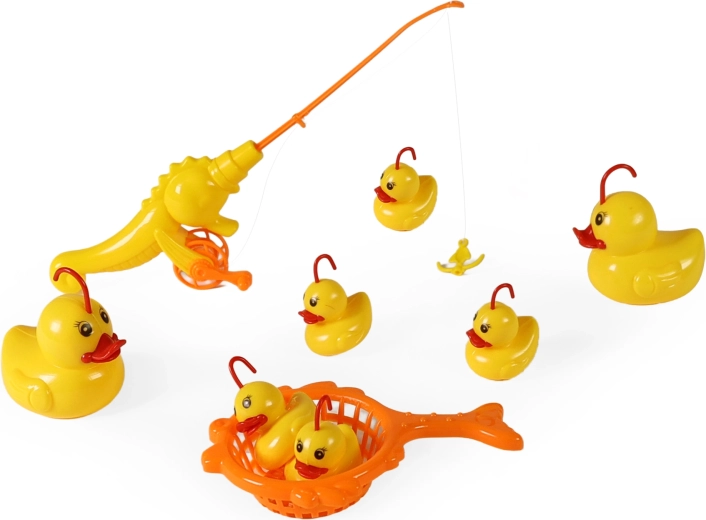 Kindervisspel met eendjes
