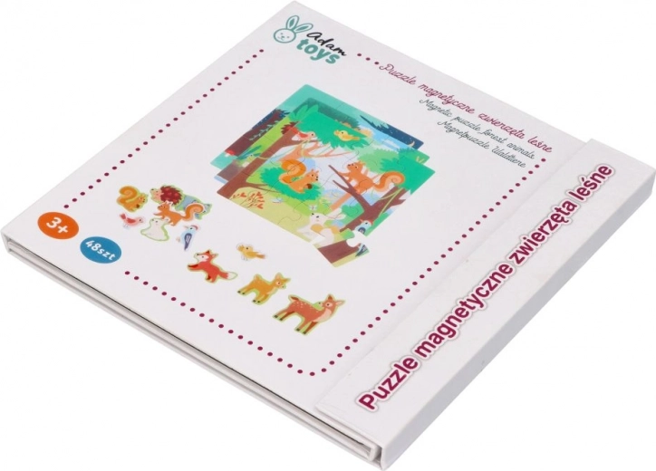 Magnetische puzzelboek - Bosdieren