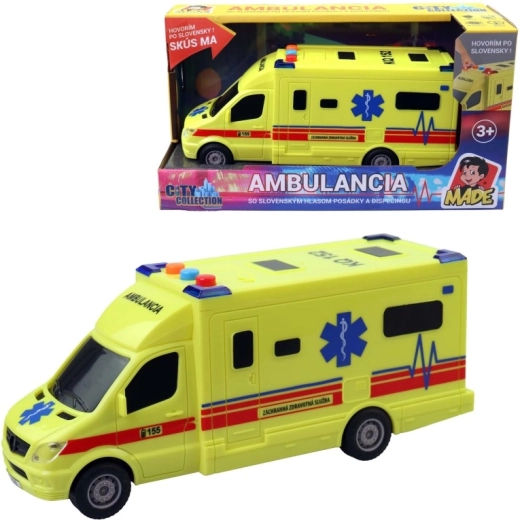 SK-ambulance met vliegwielaandrijving, licht en geluid - 1 stuk