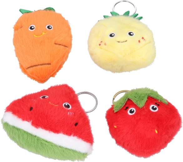 Sleutelhanger fruit en groenten - 1 stuk