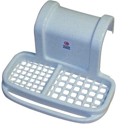 Hangende badrandhouder 25 × 14 cm – mix kleuren