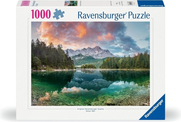 Ravensburger puzzel Zugspitze bij het Eibsee-meer 1000 stukjes