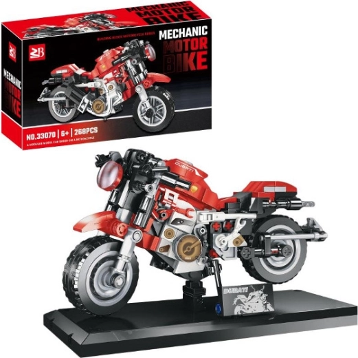 Bouwset sportmotor 268 onderdelen