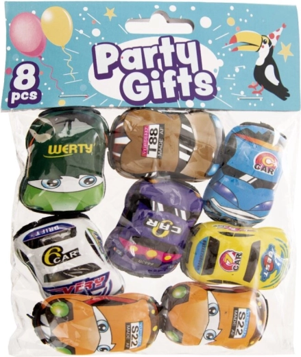 Set kinderautootjes mix 8 stuks 5,5 cm