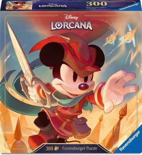 Ravensburger puzzel Disney Lorcana: Mickey Mouse – de dappere kleermaker, 300 stukjes