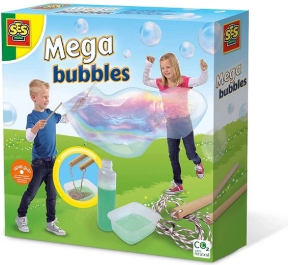 Ses mega bellen – set voor reuzenzeepbellen