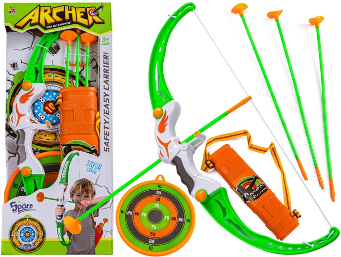 Kinderboogschietset met doelwit
