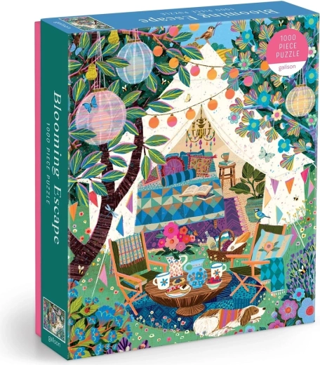Puzzle Galison Bloeiende ontsnapping 1000 stukjes – illustratie Victoria Ball