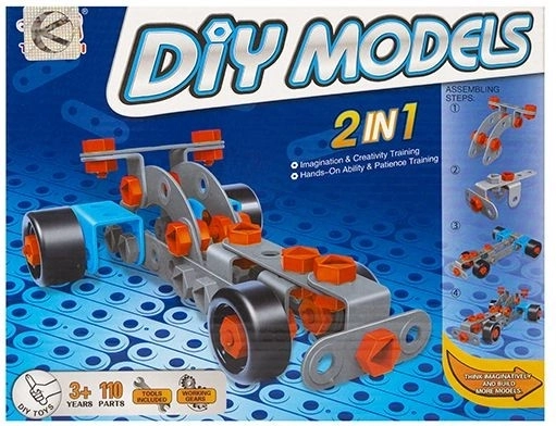 Constructiespeelgoed 110 onderdelen - 1 stuk
