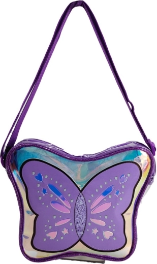 Kinderschoudertas met vlinderprint 24 cm