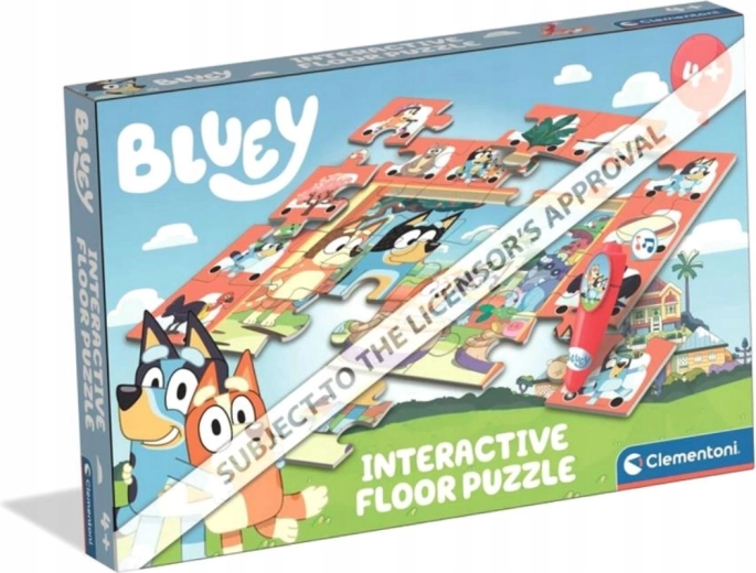 Vloerpuzzel met interactieve pen BLUEY, 24 stukjes