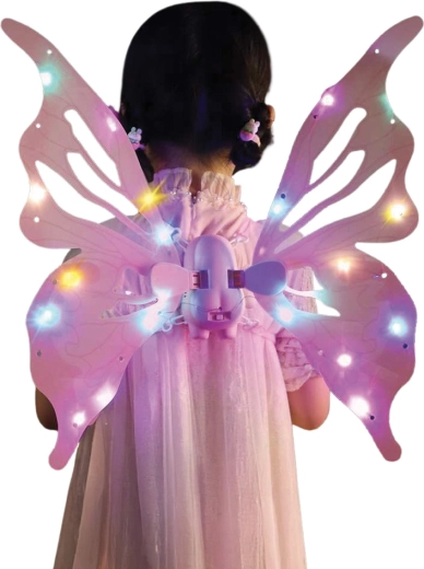 Magische vlindervleugels met geluid en licht