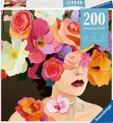 Ravensburger Puzzle Moment bloemenhoofd roos 200 stukjes