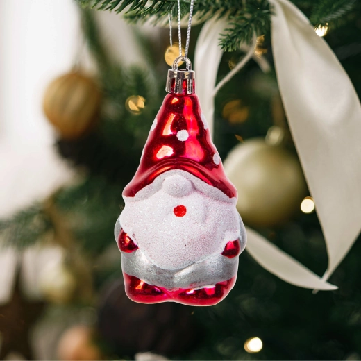 Glanzende kerstboomversiering Sinterklaas