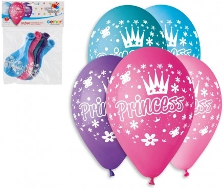 Opblaasbare ballonnen voor prinsessen, 30 cm, 5 stuks